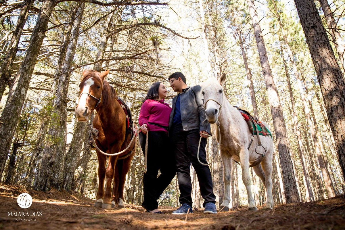 Pre Wedding Larissa e Duilio cavalo Campos do Jordão - SP