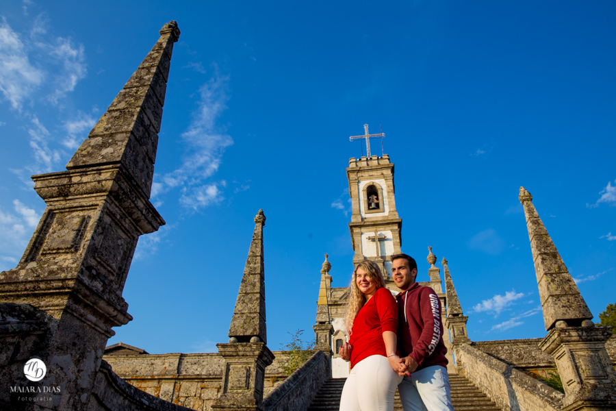 Ensaio Pre Wedding Juliane e Xavier em Mangualde e São Martinho do Porto - Portugal Europa, Maiara Dias Fotografia Destination Wedding