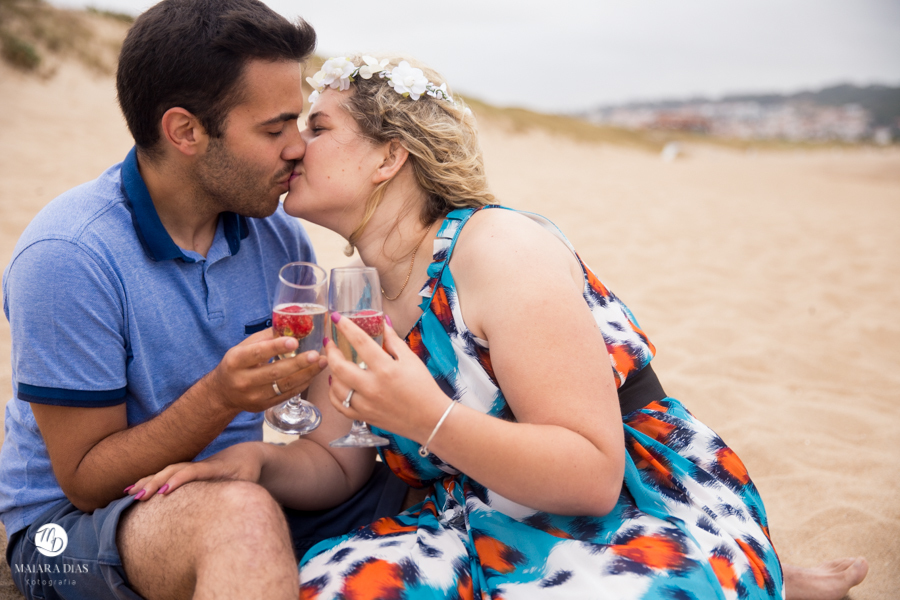 Ensaio Pre Wedding Juliane e Xavier em Mangualde e São Martinho do Porto - Portugal Europa, Maiara Dias Fotografia Destination Wedding