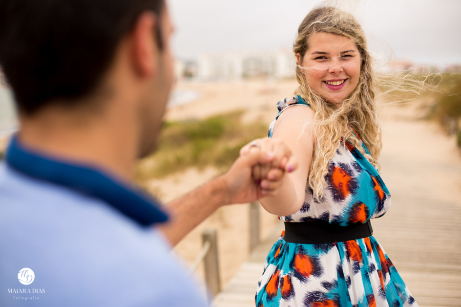 Ensaio Pre Wedding Juliane e Xavier em Mangualde e São Martinho do Porto - Portugal Europa, Maiara Dias Fotografia Destination Wedding