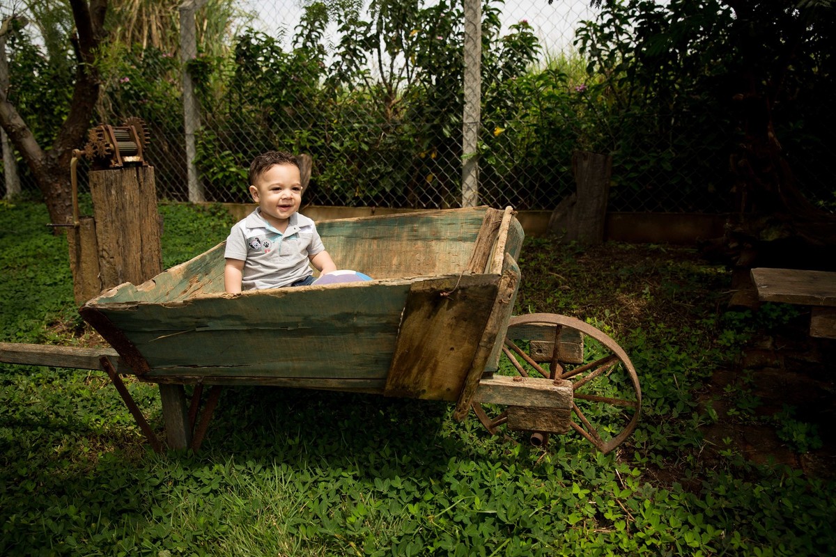 Ensaio fotografico Smash the cake LUCCA com a familia Sumaré - SP