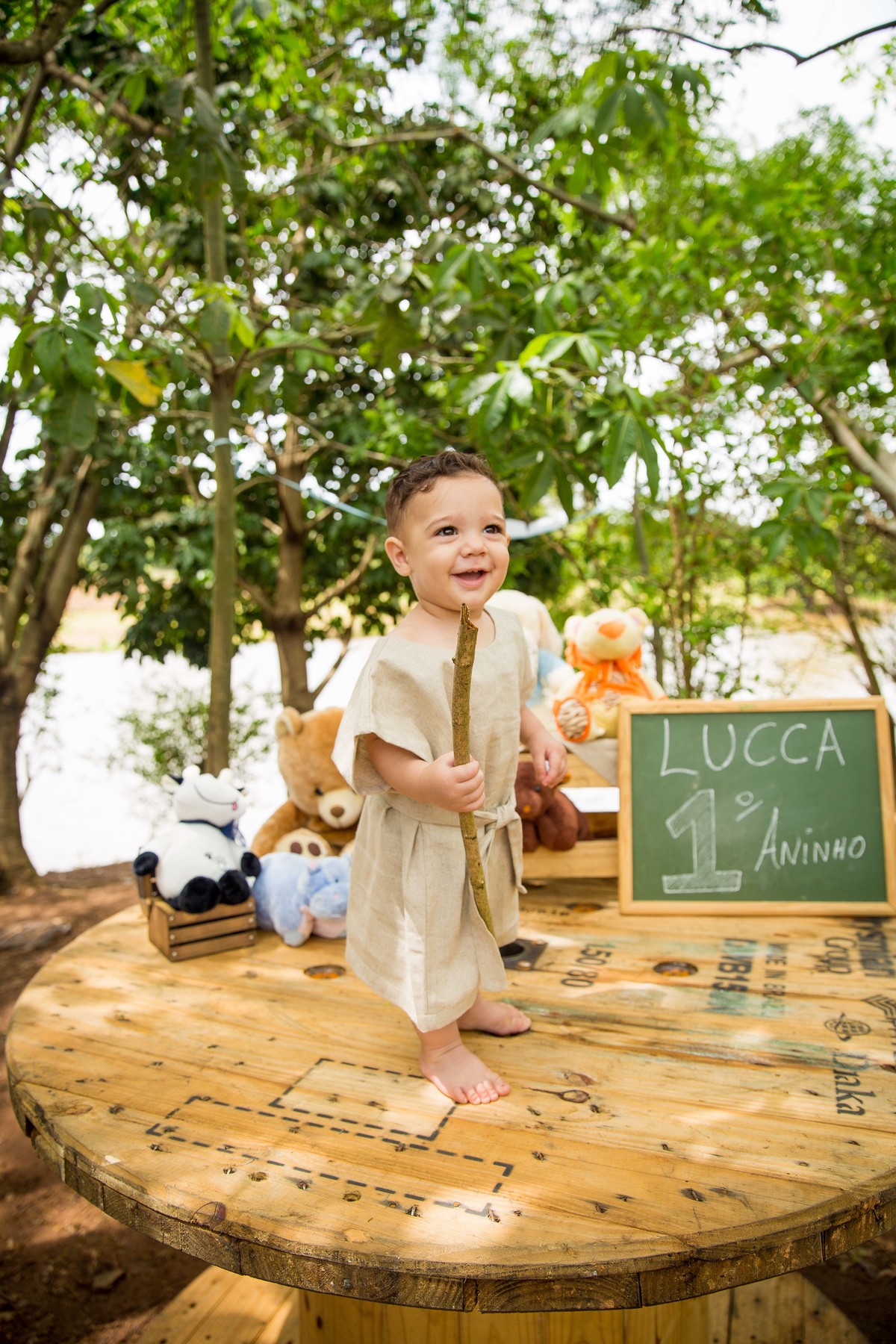 Ensaio fotografico Smash the cake LUCCA com a familia Sumaré - SP