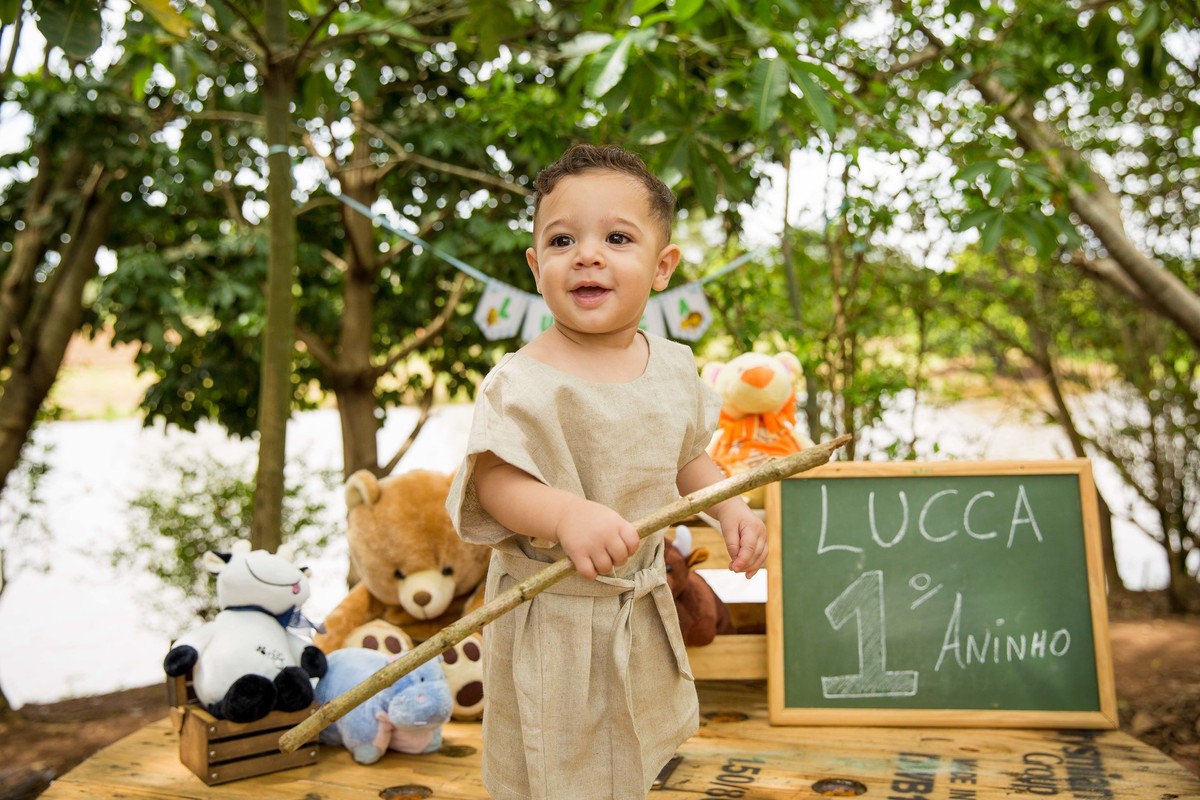 Ensaio fotografico Smash the cake LUCCA com a familia Sumaré - SP
