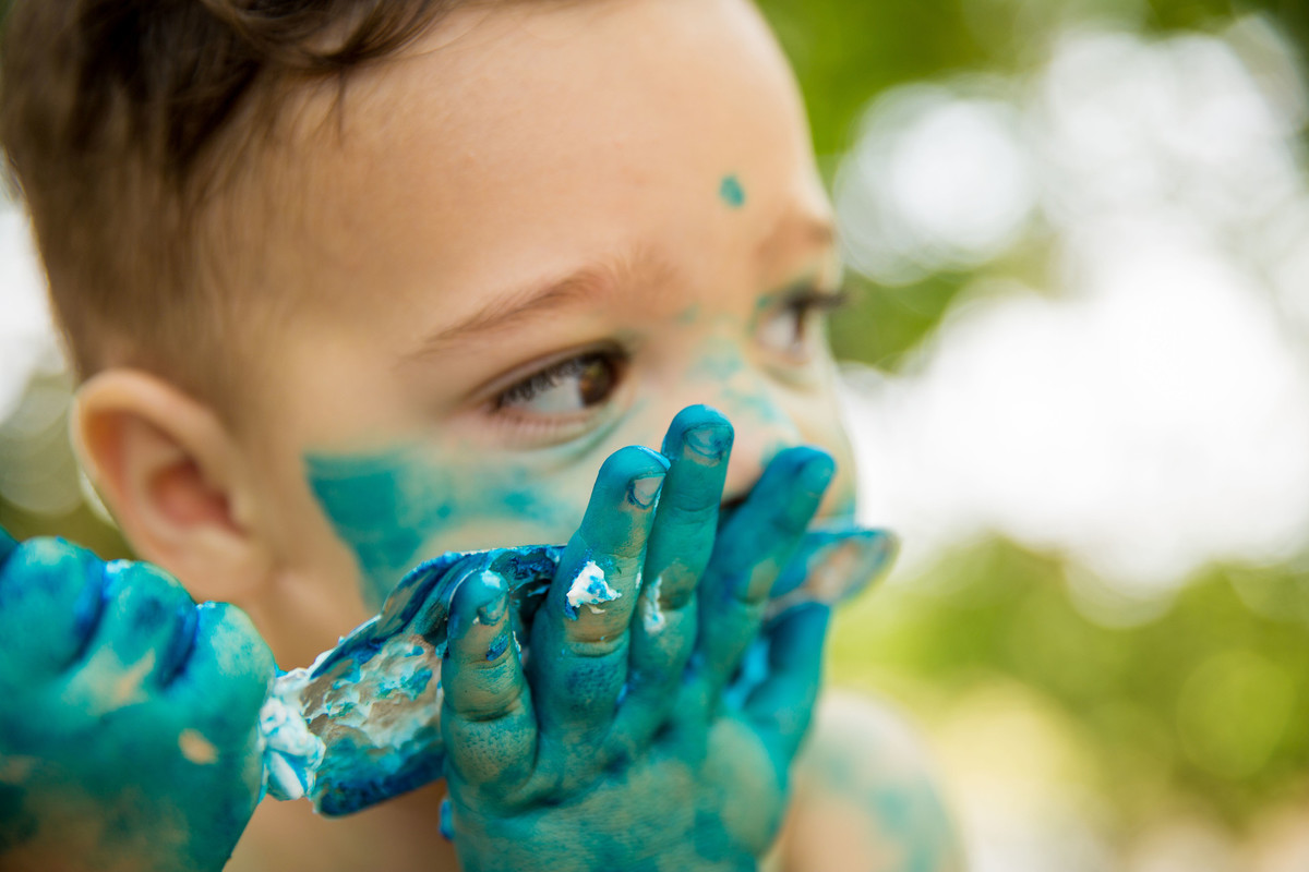 Ensaio fotografico Smash the cake LUCCA com a familia Sumaré - SP