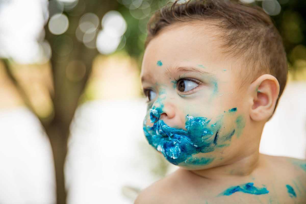 Ensaio fotografico Smash the cake LUCCA com a familia Sumaré - SP