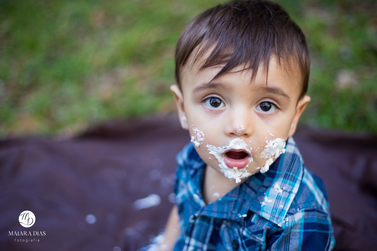 Smash the cake Guilherme sitio, cavalo, ensaio familia book Sumaré - SP