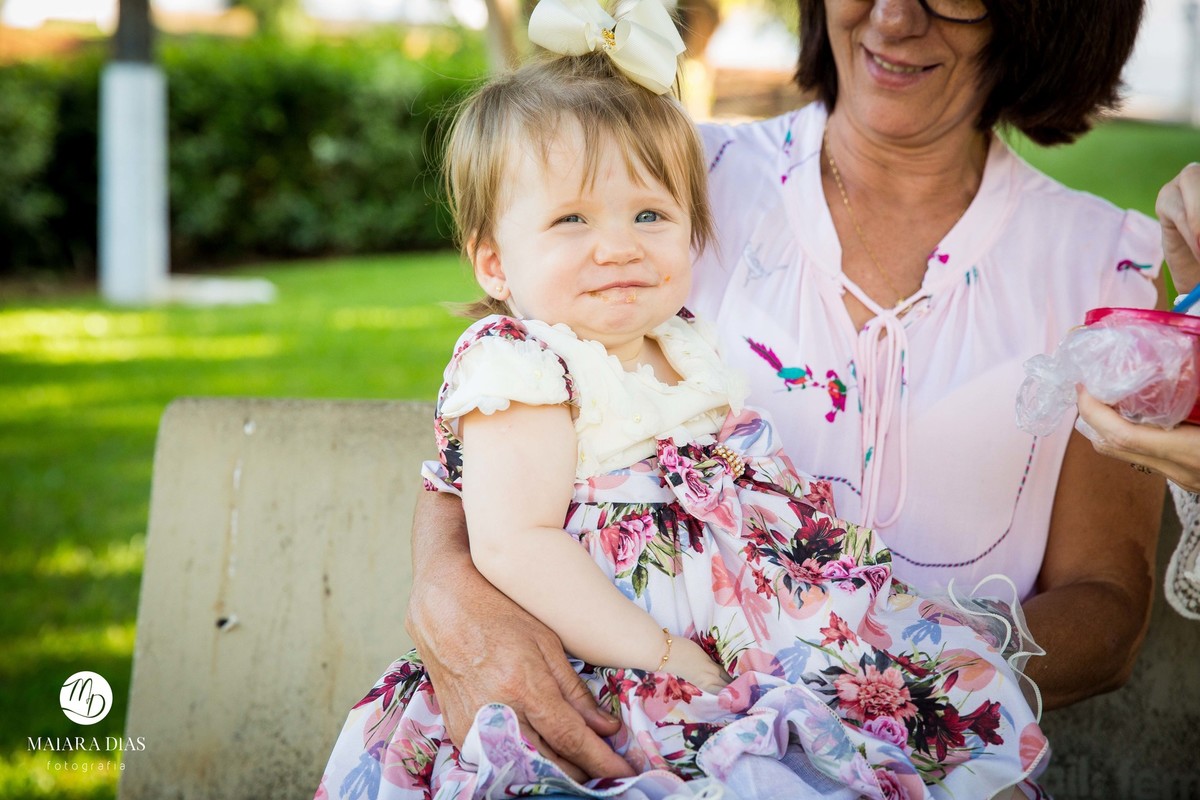 Smash the cake Luiza no parque Zeca Malavazzi Paulinia - SP