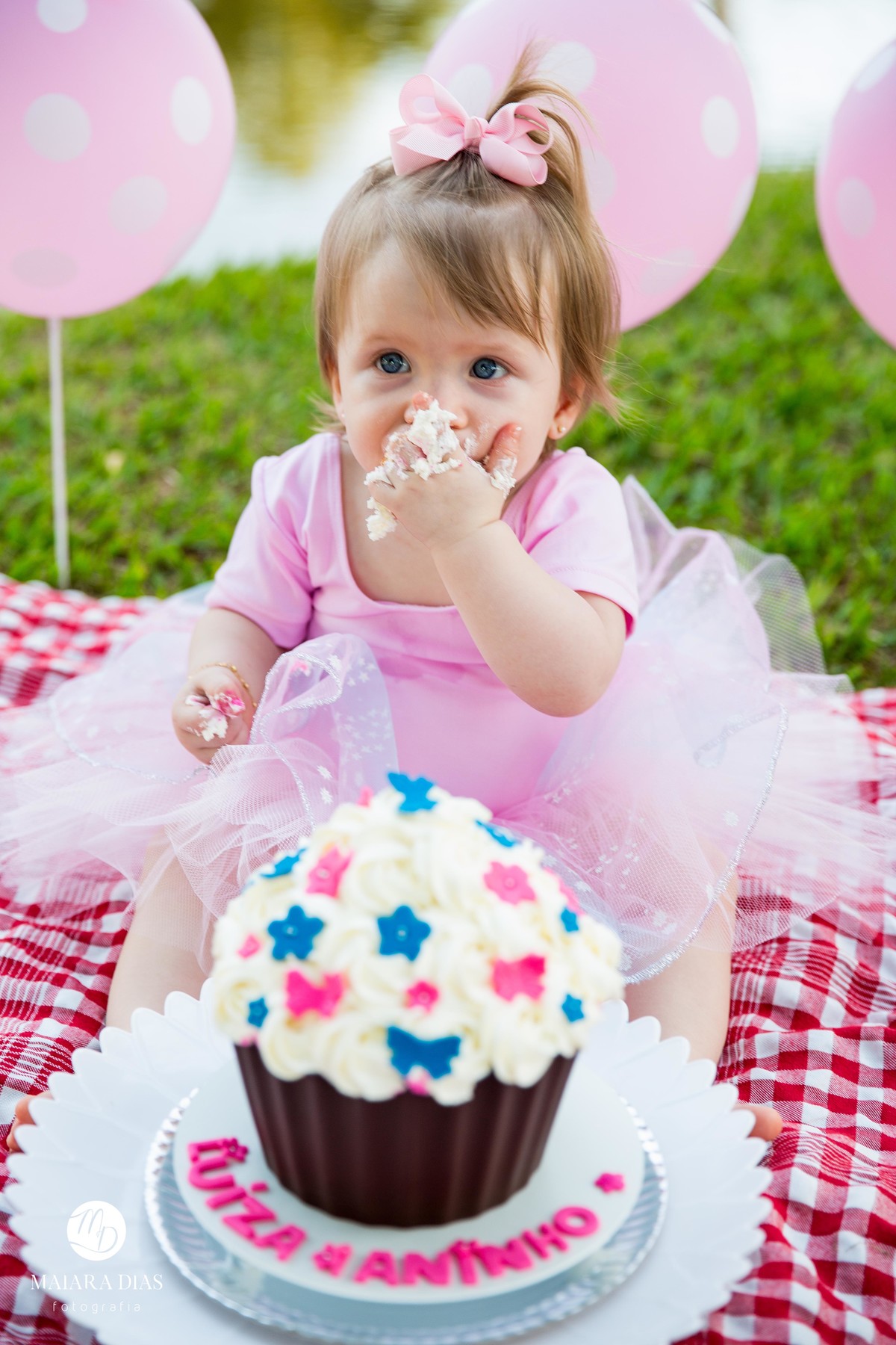 Smash the cake Luiza no parque Zeca Malavazzi Paulinia - SP