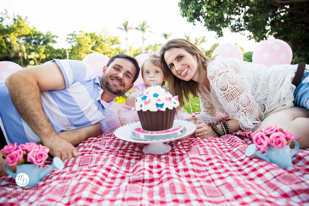 Smash the cake Luiza no parque Zeca Malavazzi Paulinia - SP