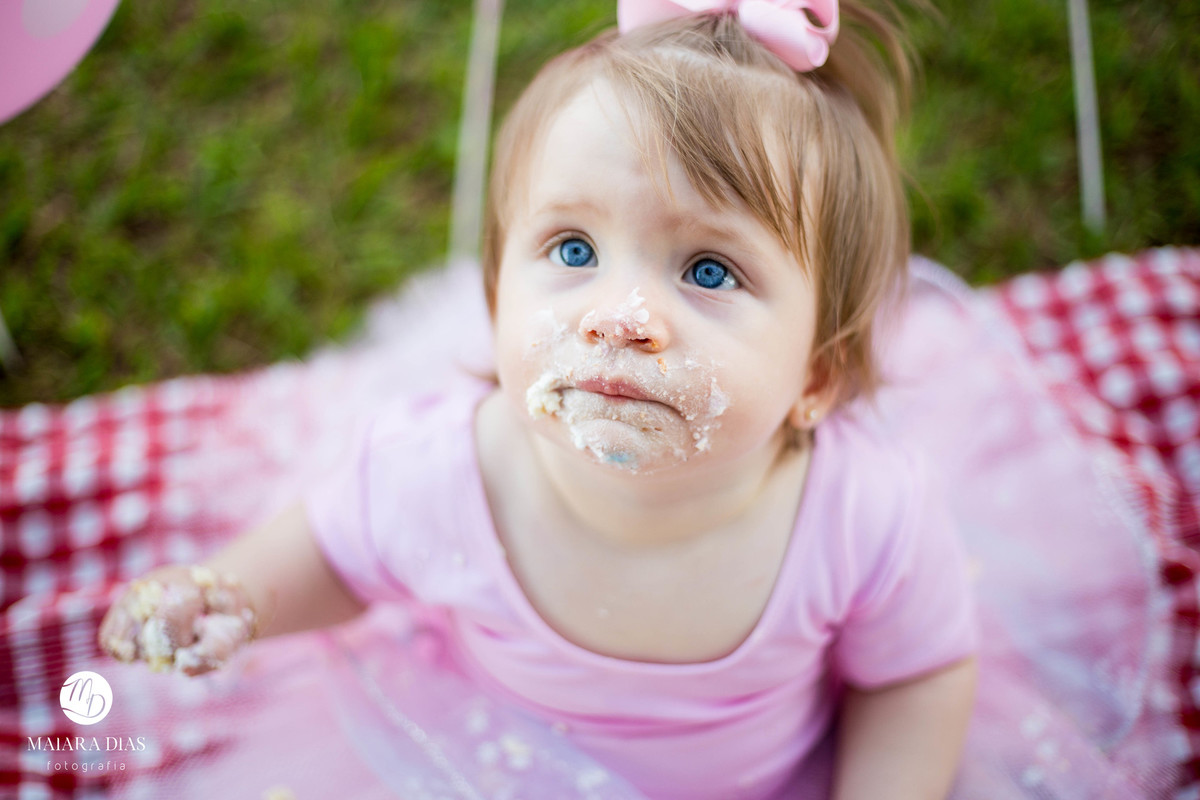 Smash the cake Luiza no parque Zeca Malavazzi Paulinia - SP