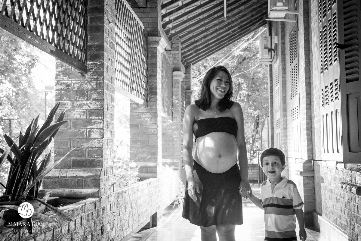 Ensaio de Gestante Tania no Engenho na cidade de Piracicaba - SP