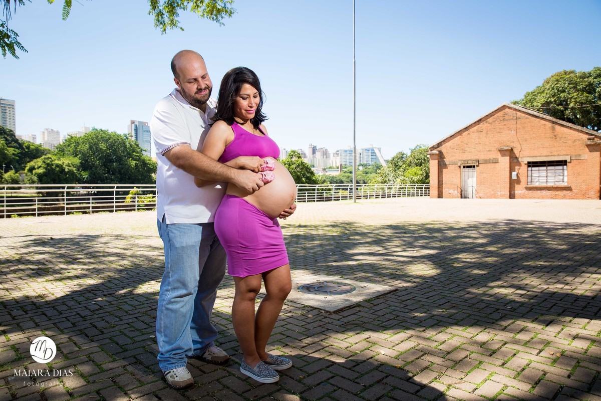 Ensaio de Gestante Tania no Engenho na cidade de Piracicaba - SP