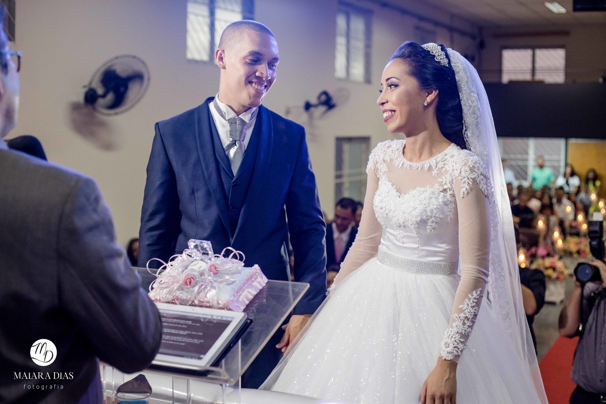 Casamento Carla e Junior Cerimonia Sumaré - SP e Festa em Hortolandia - SP