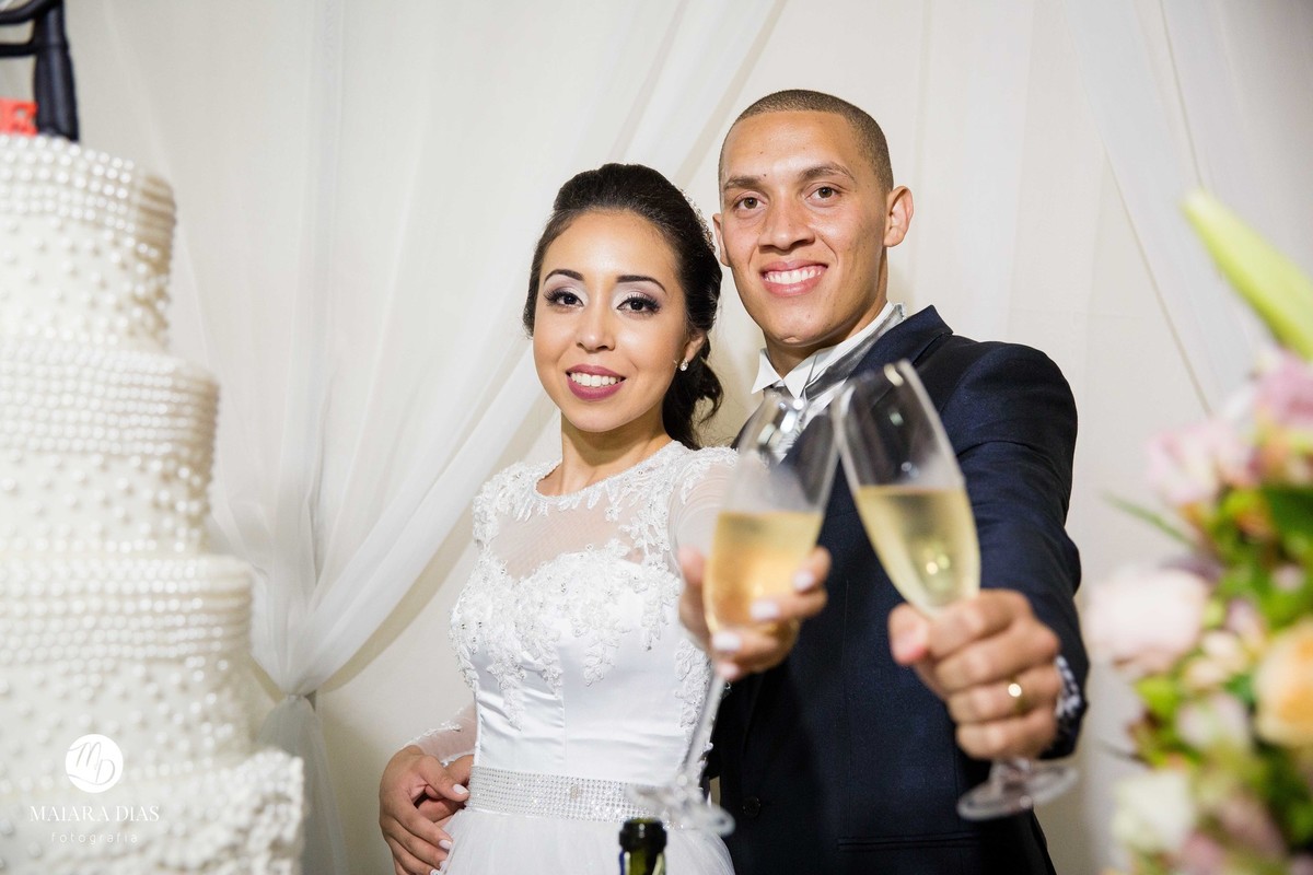 Casamento Carla e Junior Cerimonia Sumaré - SP e Festa em Hortolandia - SP