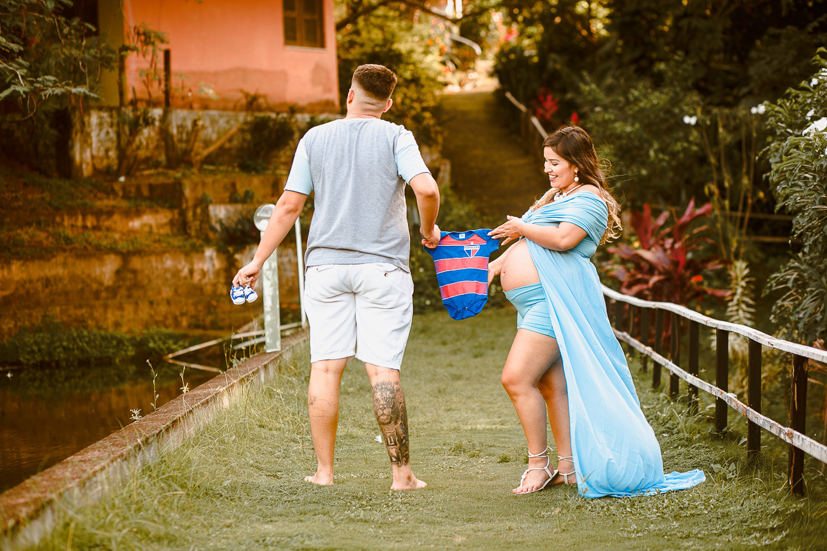 gestante no ensaio fotografico