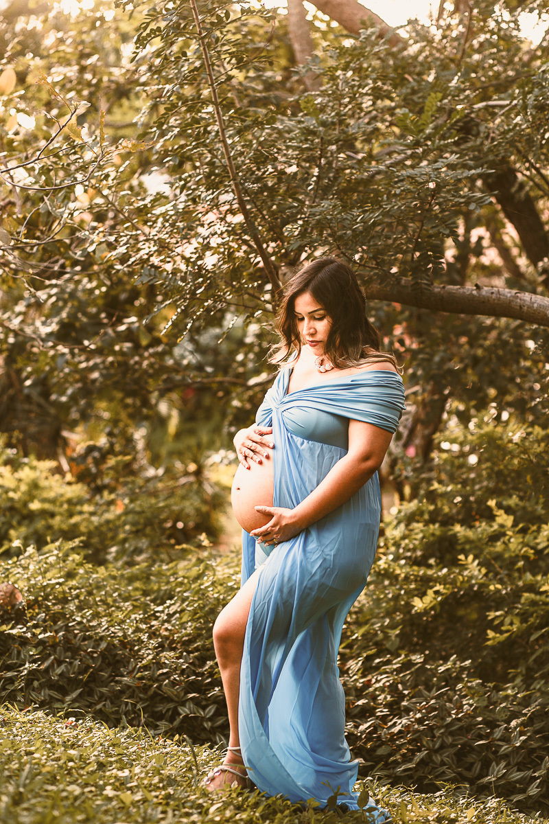 gestante na area verde