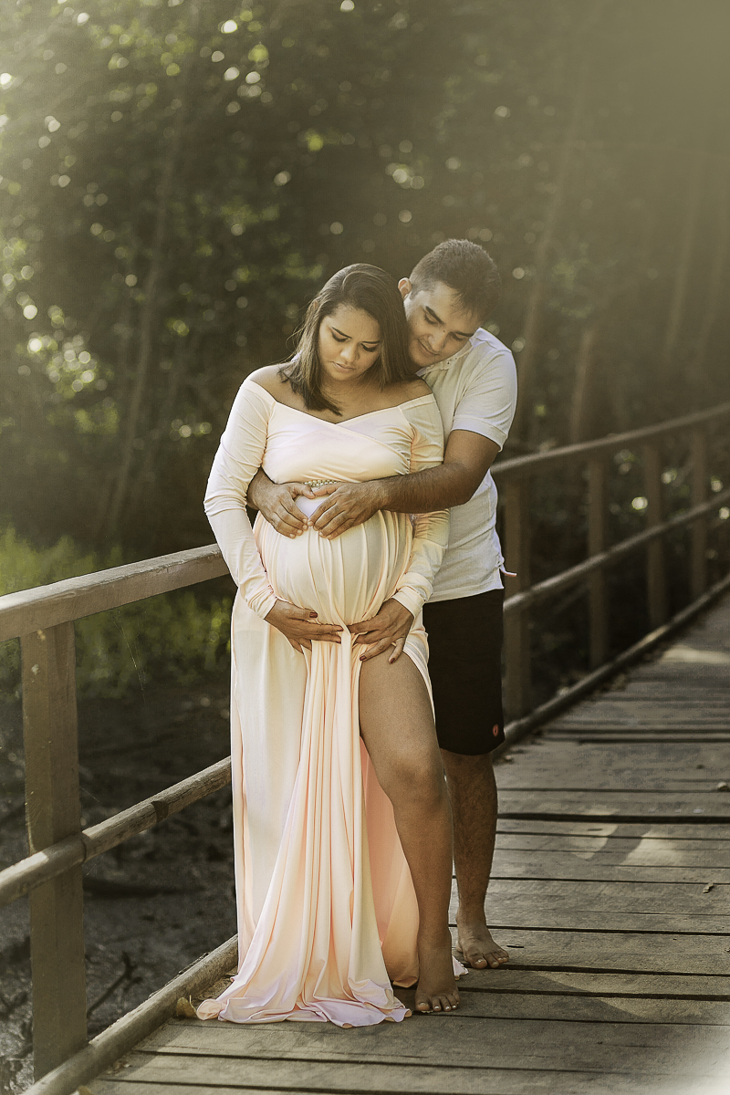 Ensaio Gestante da Dayane no Parque do Cocó em Fortaleza registrado pelo Fotógrafo Julio Amaral