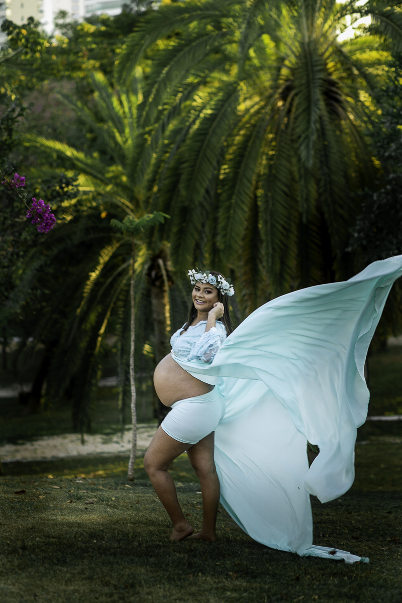 Ensaio Gestante da Dayane no Parque do Cocó em Fortaleza registrado pelo Fotógrafo Julio Amaral