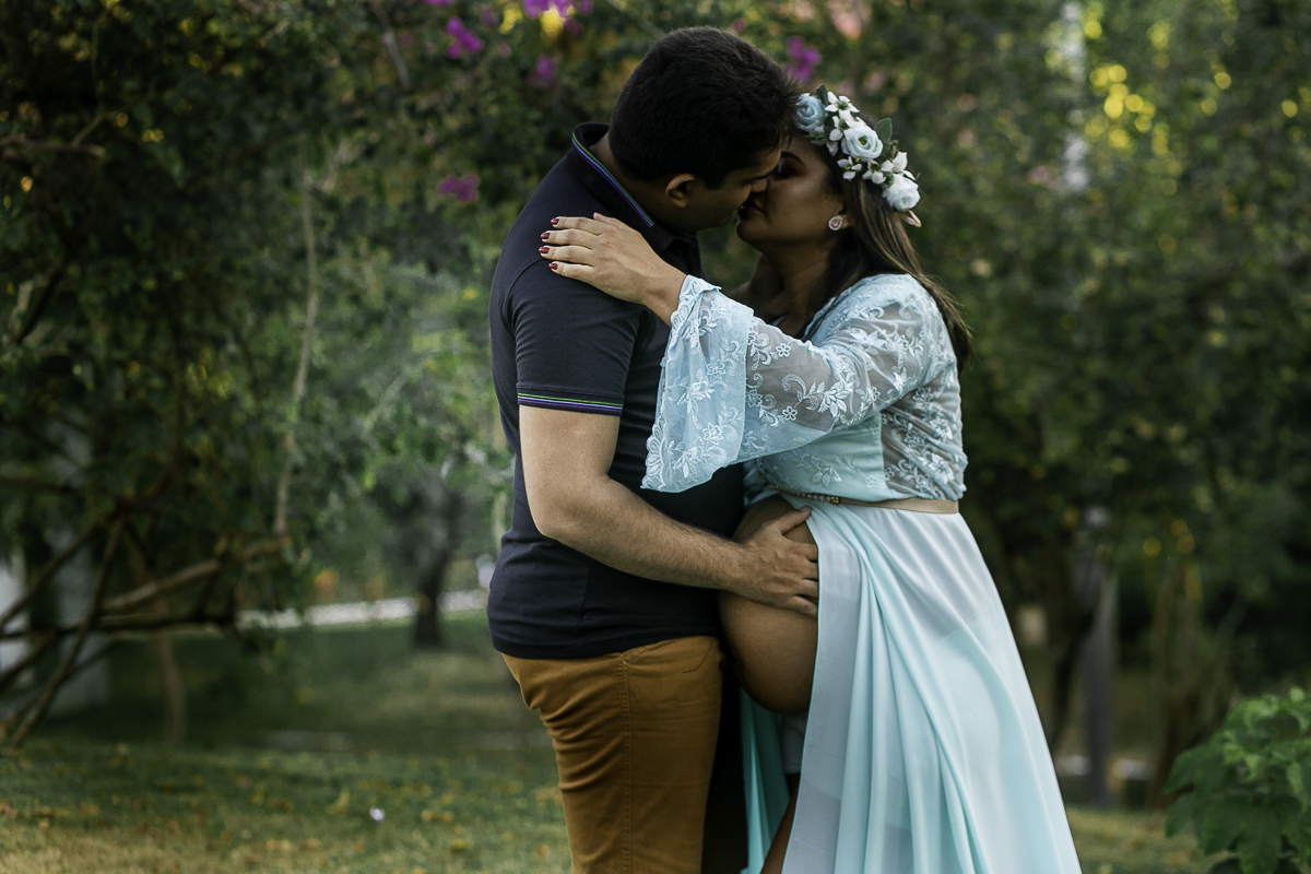 Ensaio Gestante da Dayane no Parque do Cocó em Fortaleza registrado pelo Fotógrafo Julio Amaral