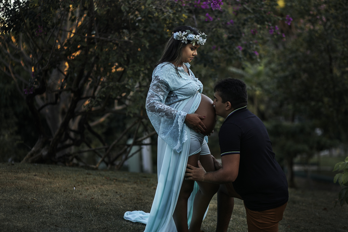 Ensaio Gestante da Dayane no Parque do Cocó em Fortaleza registrado pelo Fotógrafo Julio Amaral