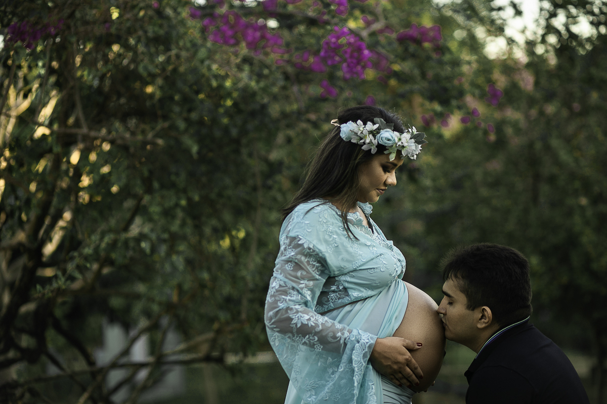 Ensaio Gestante da Dayane no Parque do Cocó em Fortaleza registrado pelo Fotógrafo Julio Amaral