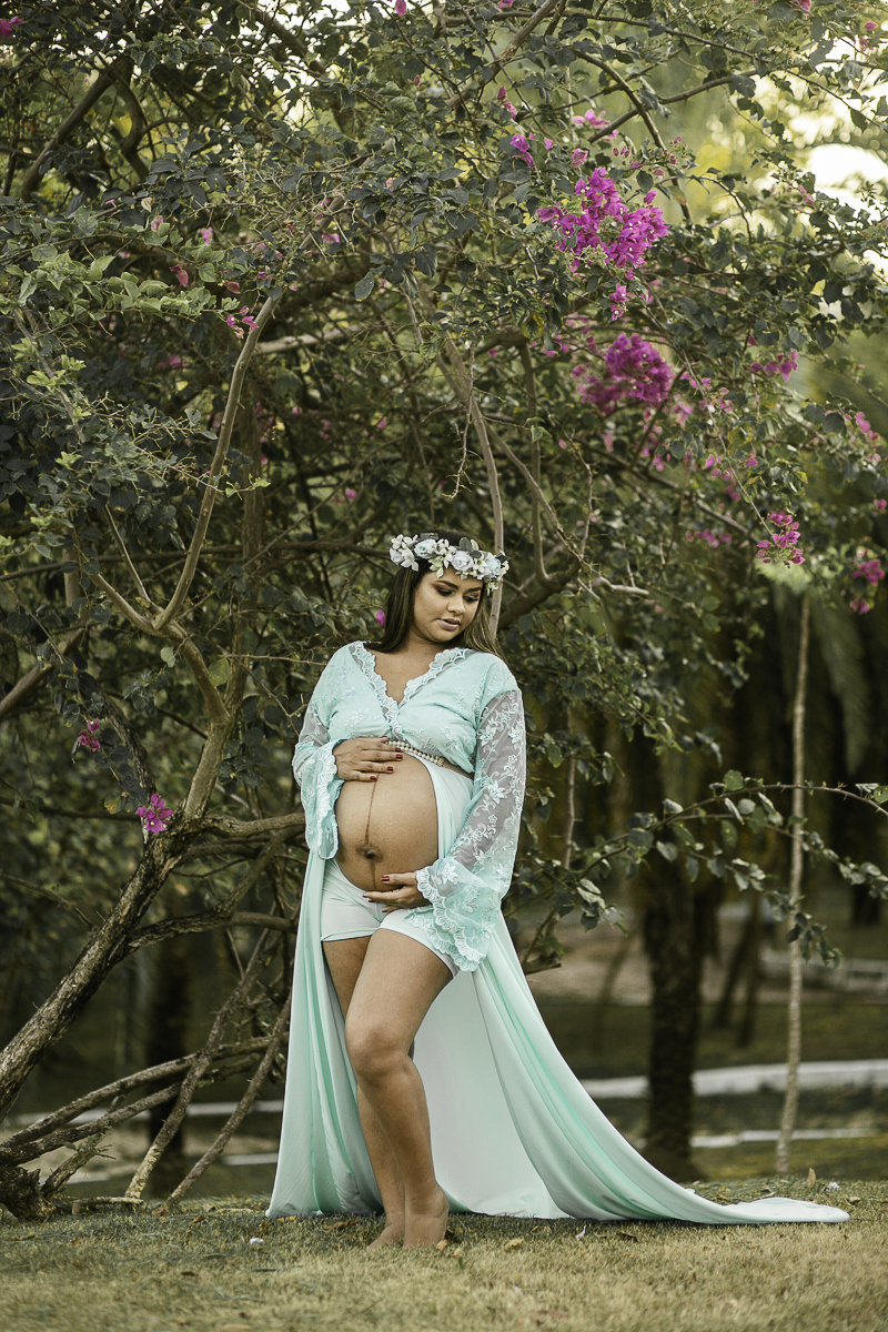Ensaio Gestante da Dayane no Parque do Cocó em Fortaleza registrado pelo Fotógrafo Julio Amaral