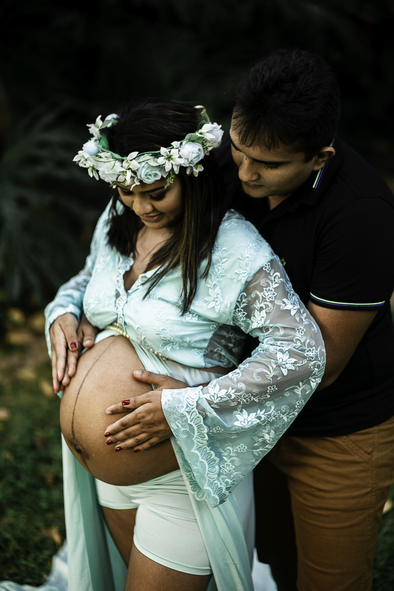 Ensaio Gestante da Dayane no Parque do Cocó em Fortaleza registrado pelo Fotógrafo Julio Amaral