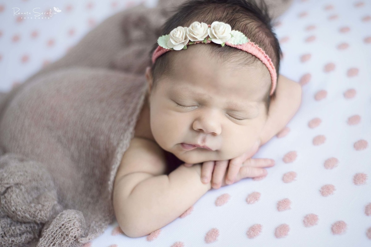Fotografia de bebê realizado na cidade de Jau