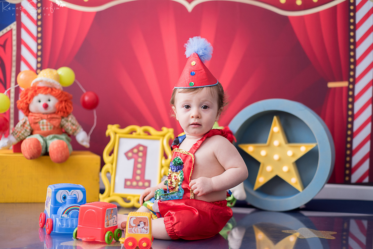 bauru, circo, circo de menino, ensaio de bebe, ensaio fotografico de bebe, festa de circo, fotografia de bebe, fotografo em bauru, fotografo em jau, smash the cake