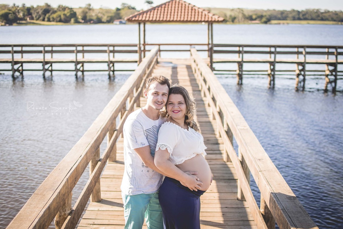 Book gestante na cidade de jau