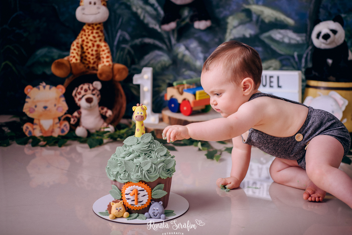 bosque, buffet em jau, cake smash, festa bosque, festa em bauru, festas em jau, fotografia infantil, fotografo em jau, mae de menin0, renata serafim, salão de festas em bauru, salao de festas em jau, sessão de fotos de um aninho, tema safari