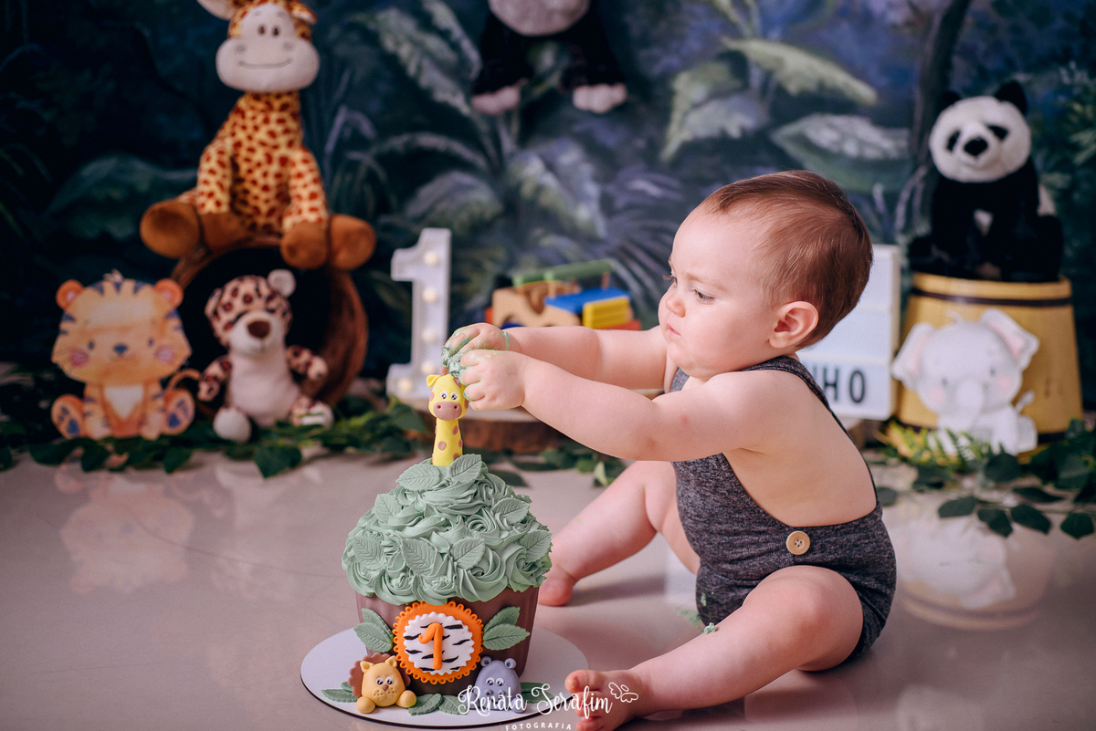bosque, buffet em jau, cake smash, festa bosque, festa em bauru, festas em jau, fotografia infantil, fotografo em jau, mae de menin0, renata serafim, salão de festas em bauru, salao de festas em jau, sessão de fotos de um aninho, tema safari