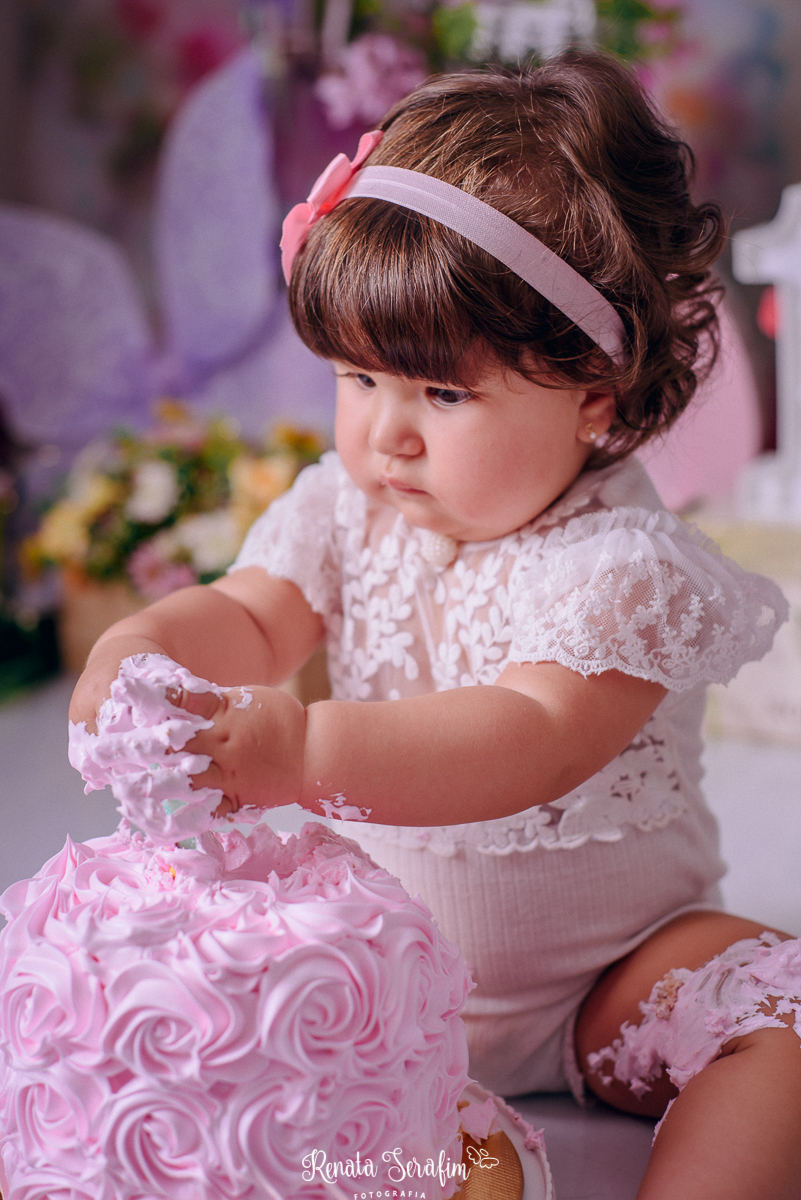 bolo decorado, festa jardim, fotografia infatil, fotografo bauru e região, fotografo em jau, renata serafim, smash jardim, smash the cake, smash the cake menina, tema para um aninho, um aninho