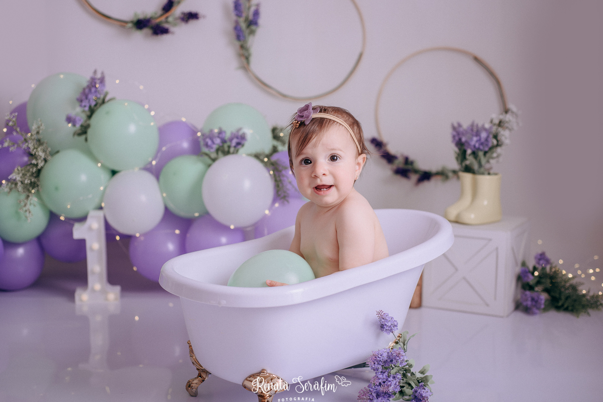 aniversario 1 aninho, bolos decorados, fotografia infantil, fotografo bauru e região, fotografo em jau, Jardim de lavandas, renata serafim, smash jardim, smash the cake, smash the cake menina, tema para um aninho
