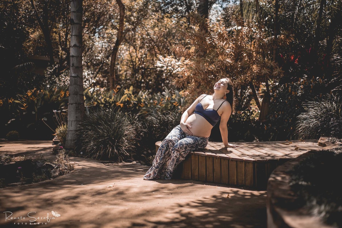 Ensaio gestante na cidade de jau