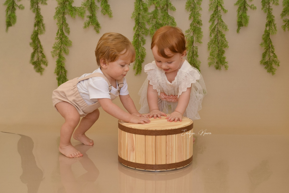 Ensaio Infantil da Giulia e do Benjamin - Evelyn Moura Fotografia - Niterói, Rio de Janeiro 