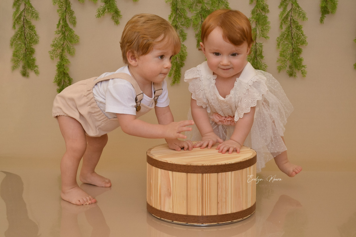 Ensaio Infantil da Giulia e do Benjamin - Evelyn Moura Fotografia - Niterói, Rio de Janeiro 