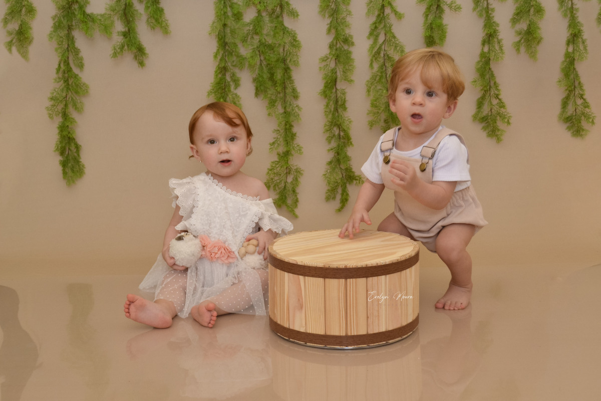 Ensaio Infantil da Giulia e do Benjamin - Evelyn Moura Fotografia - Niterói, Rio de Janeiro 