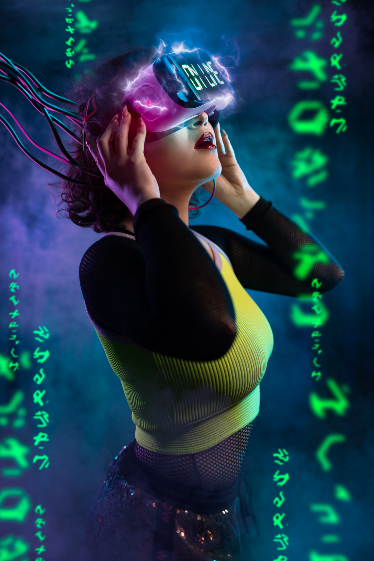 Ensaio inspirado no futurismo feito pelo fotógrafo profissional Rafael Ohana em Brasília-DF