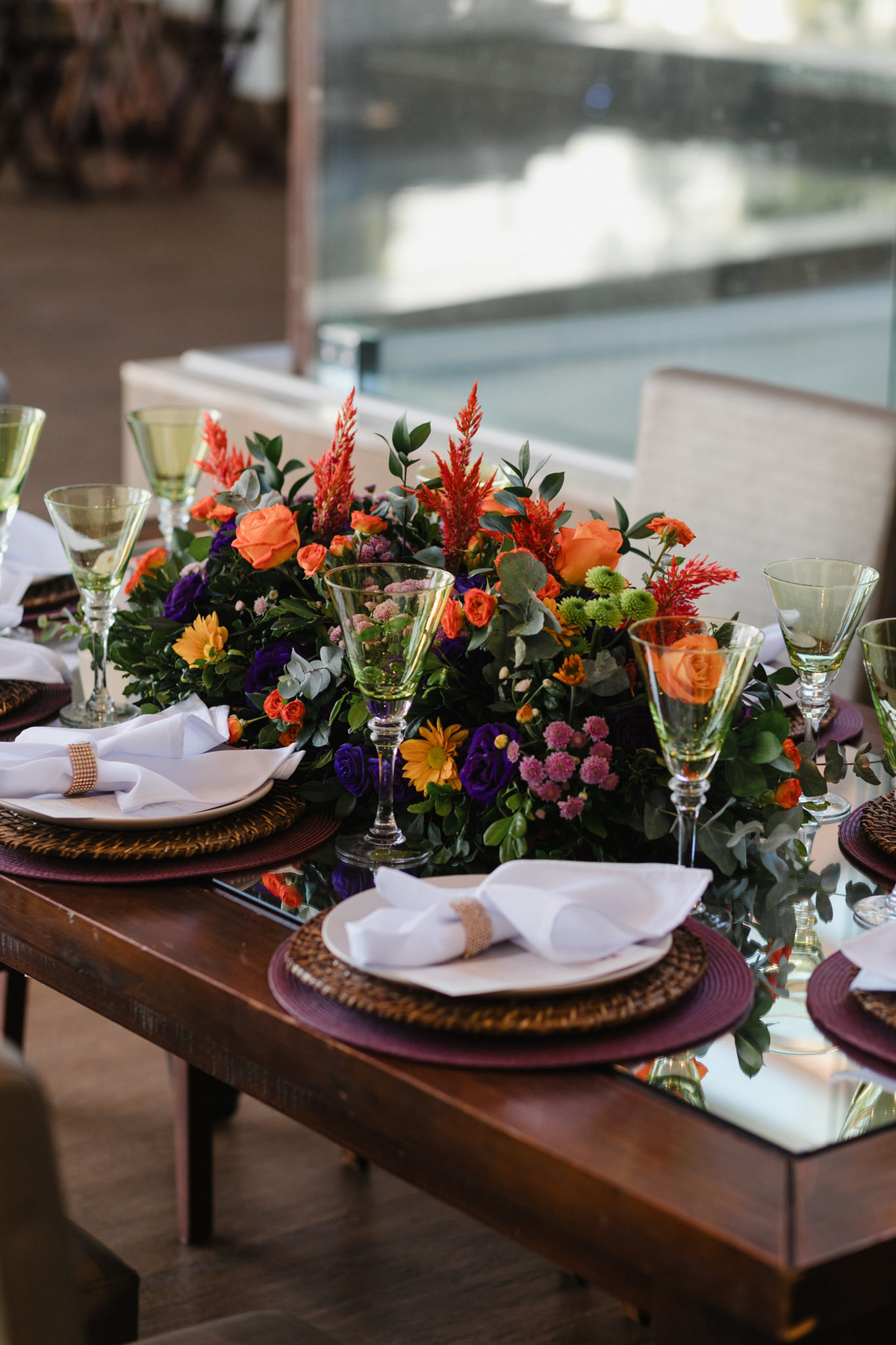 Idéia de decoração simples de casamento