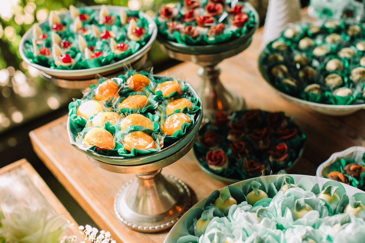 mesa de doces de casamento. Foto feita pelo fotógrafo de casamento Rafael Ohana em Brasília