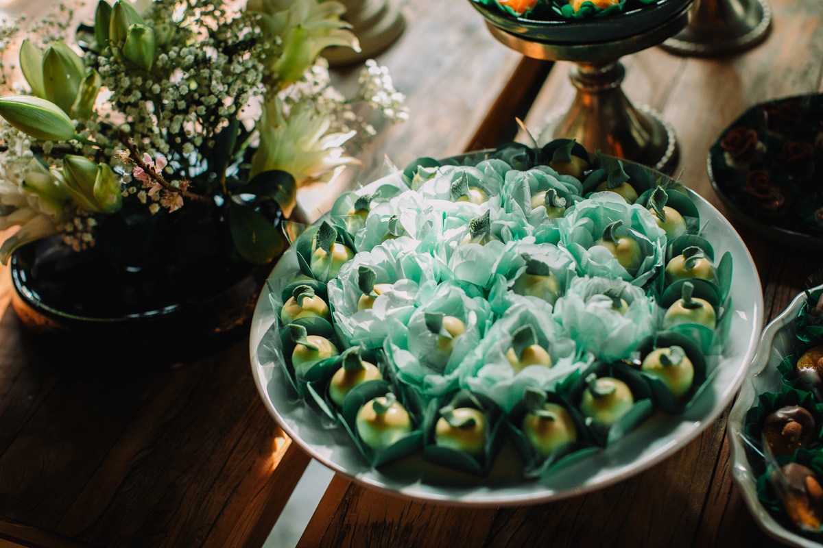 Mesa de doces de casamento. Foto feita pelo fotógrafo de casamento Rafael Ohana em Brasília