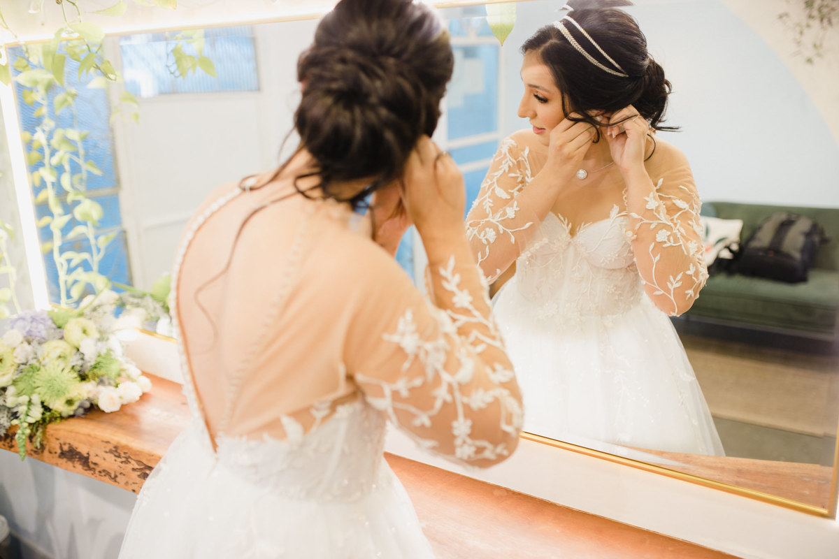making of de noivos no dia do casamento feito pelo fotógrafo Rafael Ohana em Brasília. Vestido de noiva