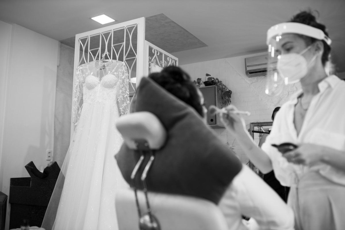 making of de noivos no dia do casamento feito pelo fotógrafo Rafael Ohana em Brasília