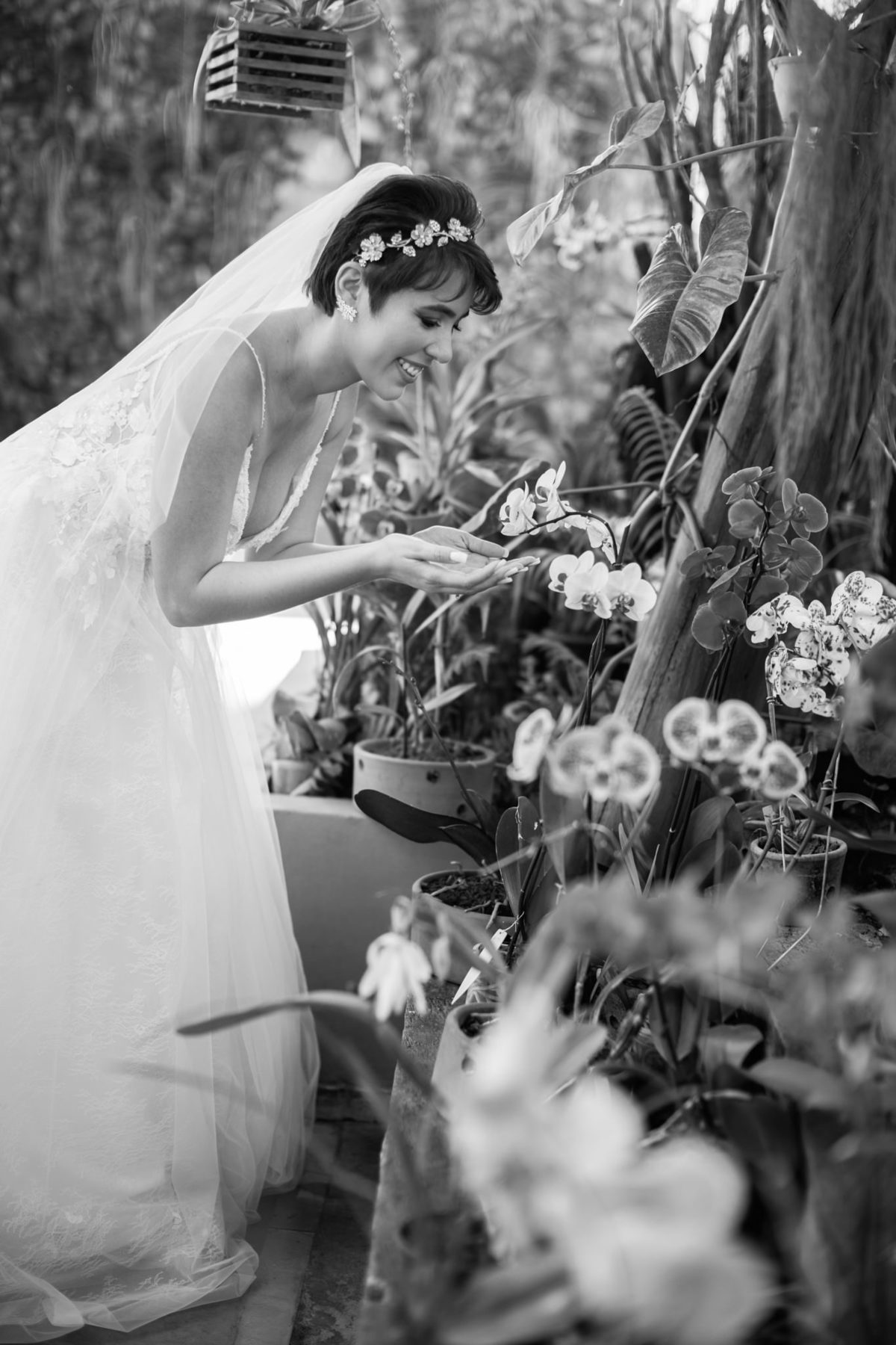 Prévia de noiva feito pelo fotógrafo de casamento Rafael Ohana no Jardim Botânico de Brasília