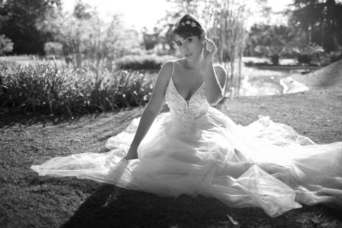 Prévia de noiva feito pelo fotógrafo de casamento Rafael Ohana no Jardim Botânico de Brasília