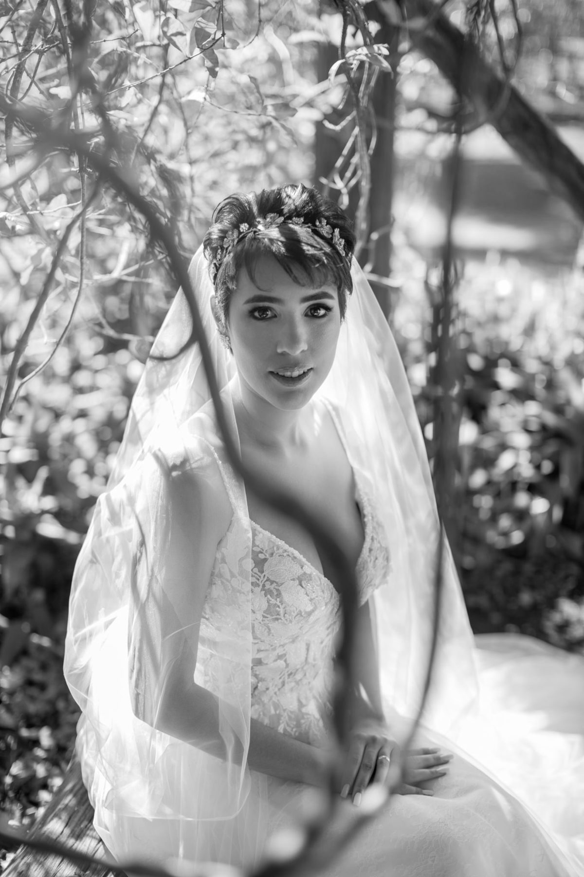 Prévia de noiva feito pelo fotógrafo de casamento Rafael Ohana no Jardim Botânico de Brasília