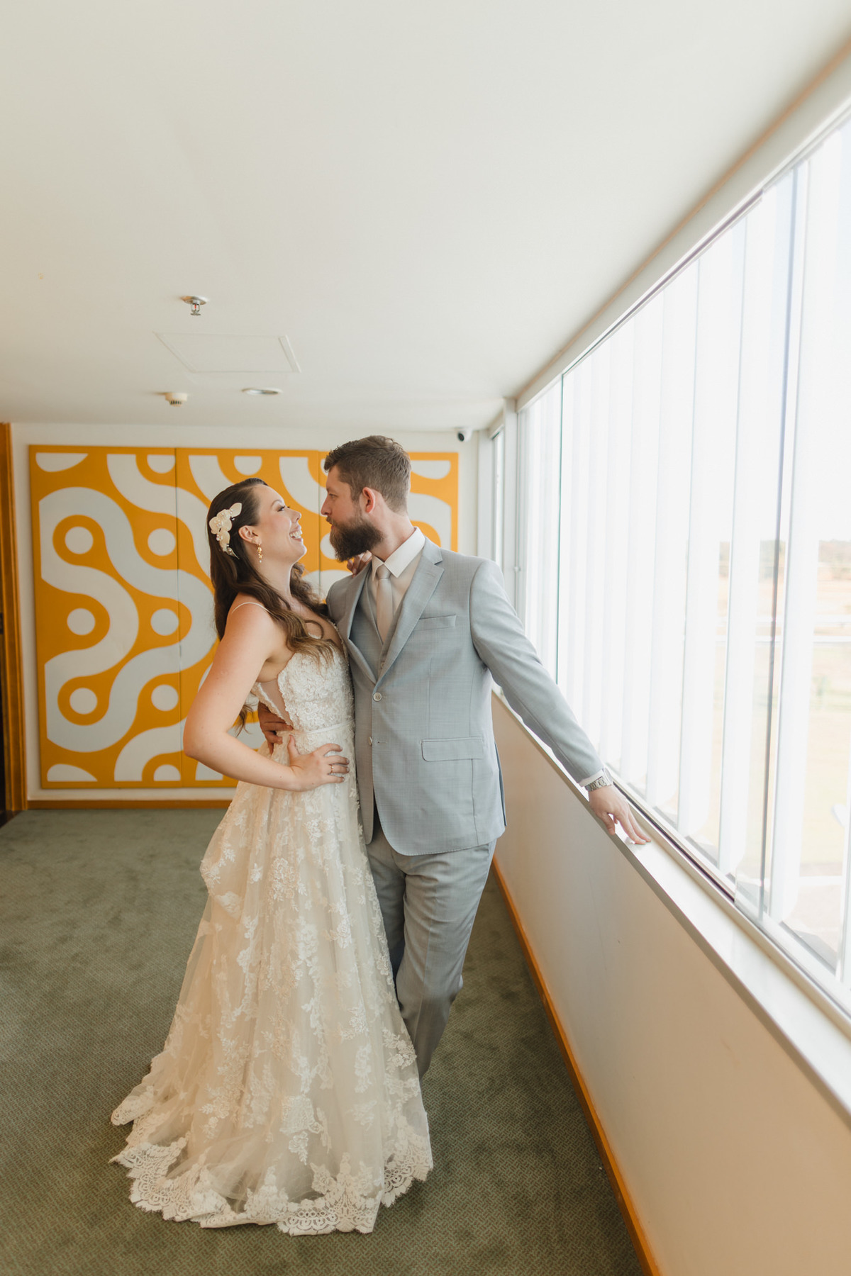 Noivos em Hotel Brasília Palace em Brasília. Foto feita pelo fotógrafo de casamento Rafael Ohana em Brasília