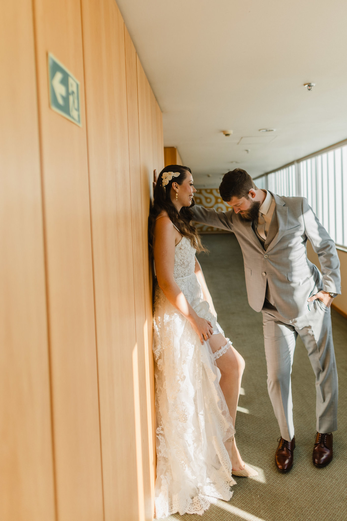 Noivos em Hotel Brasília Palace em Brasília. Foto feita pelo fotógrafo de casamento Rafael Ohana em Brasília
