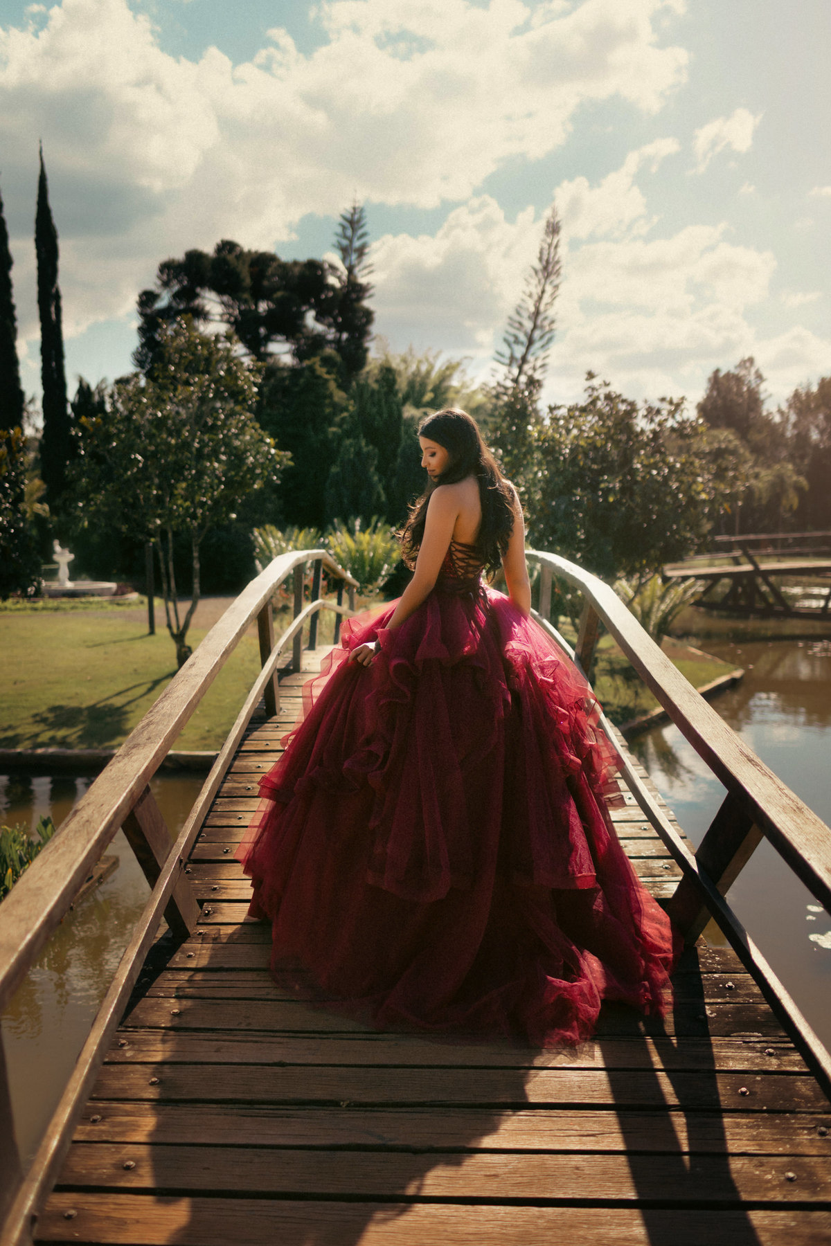 Ensaio de 15 anos feito no jardim Botânico de Brasília pelo fotógrafo de debutantes Rafael Ohana